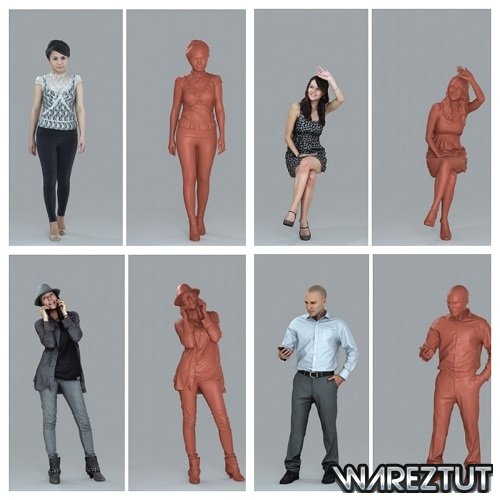 AXYZ Design Ready Posed 3D Humans