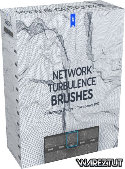 GraphicRiver - Digital Network Turbulence Photoshop Brushes