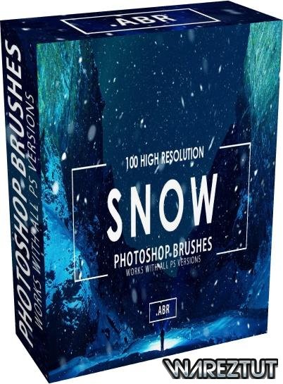 Creative Market - 100 Snow Photoshop Brushes