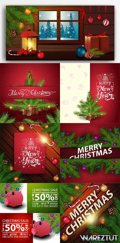 Festive New Year backgrounds 2