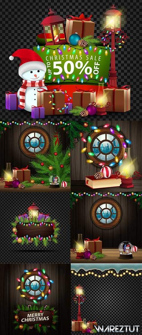 Festive New Year backgrounds 3