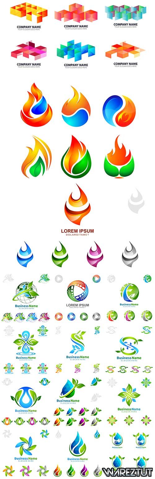 Environmental icons in vector
