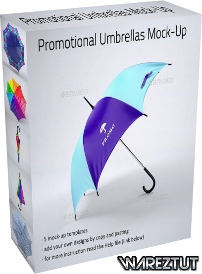 GraphicRiver - Promotional Umbrella Mock-Up