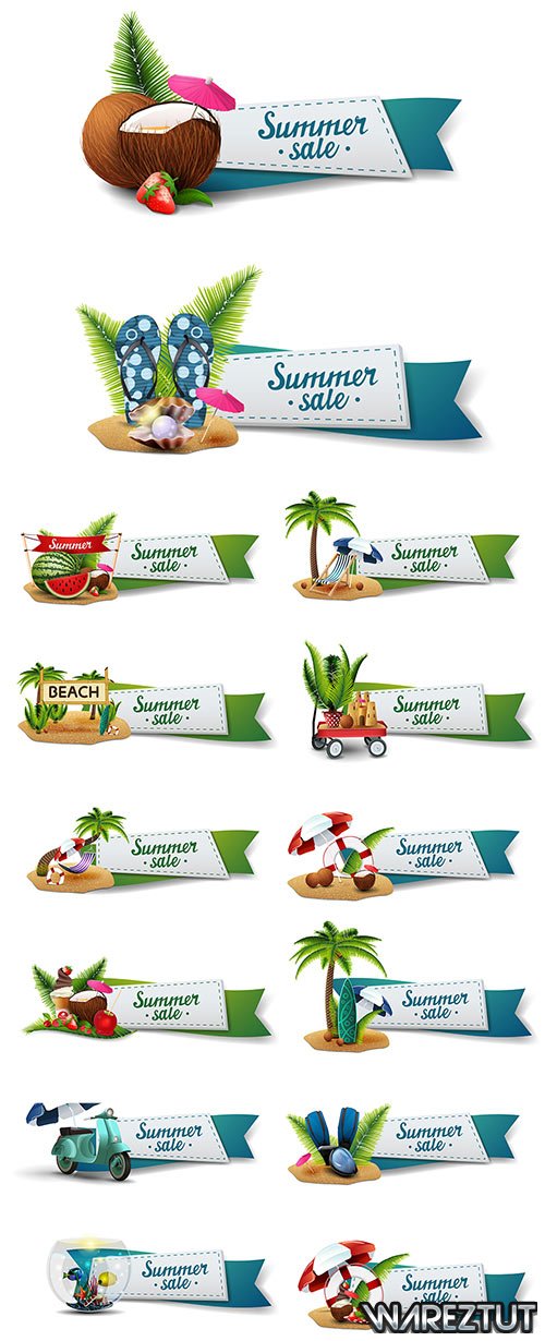 Blessed Summer 11 - Vector Summer Banners