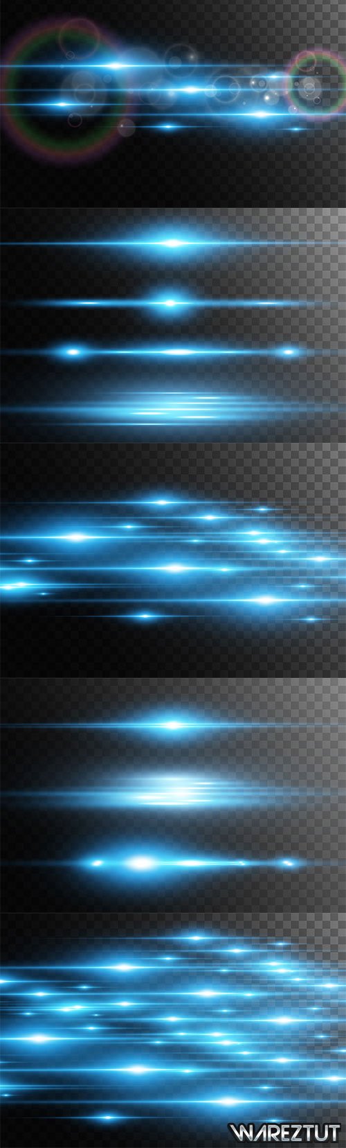 Light lines - vector clipart