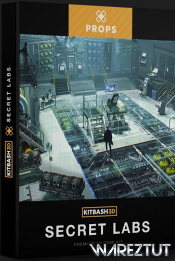 KitBash3D - Props: Secret Labs (OBJ, FBX)