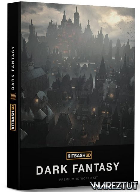 KitBash3D - Dark Fantasy (MAX, OBJ, FBX)