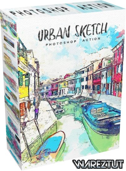 GraphicRiver - Urban Sketch Photoshop Action