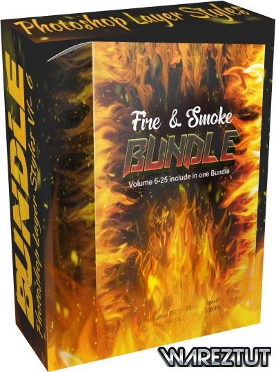 Creative Market - Fire / Smoke Bundle PSD