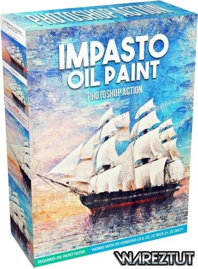 GraphicRiver - Impasto Oil Paint Photoshop Action