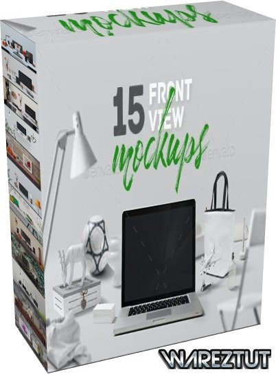 GraphicRiver - 15 Frontview Mockups