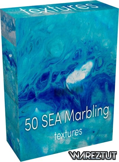 Creative Market - 50 Sea marbling textures