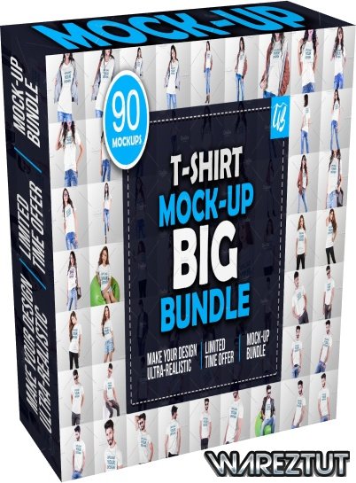 Creative Market - Tshirt Mockup Big Bundle