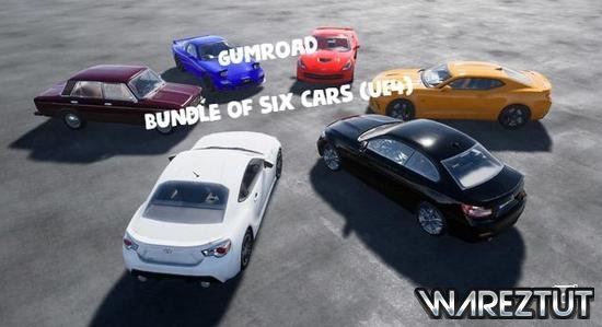 Gumroad - Bundle of six cars (UE4)