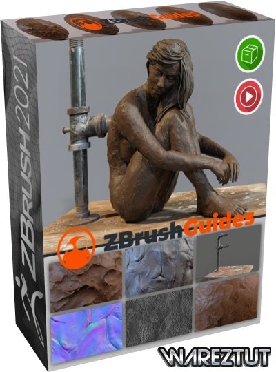 ZBrushGuide - Digital Clay Pack (PSD, PNG, ZBP, FBX)