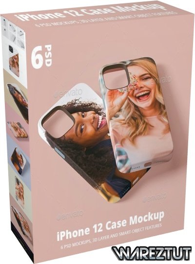 GraphicRiver - Phone 12 Case 3d Mockup