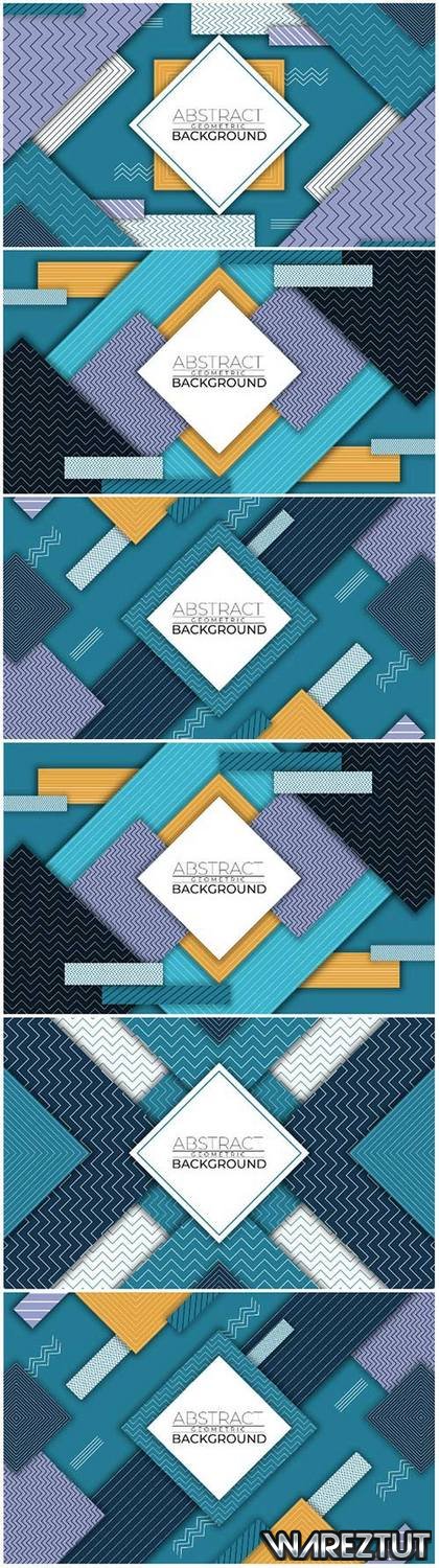 Modern abstract geometric vector background style (EPS)