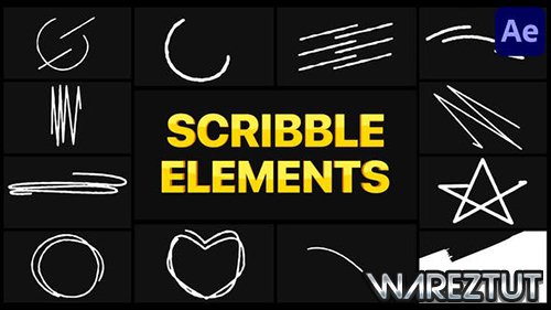 Scribble Elements 02 | After Effects - After Effects Project & Script (Videohive)