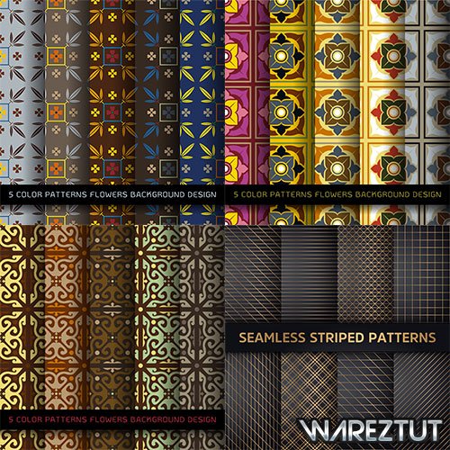 Kaleidoscope of decorative patterns