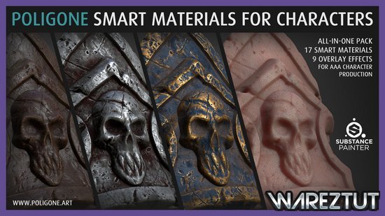 Artstation - Poligone Smart Material Collection for AAA Character Creation