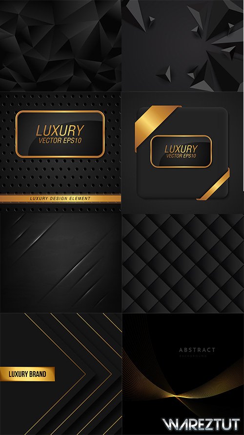 Classic Black - Vector backgrounds