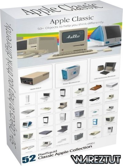 PixelSquid - Classic Apple Collection (PSD)