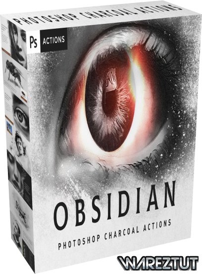 Creative Market - OBSIDIAN Charcoal Photoshop Actions