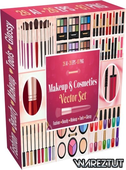 Creative Market - Makeup / Cosmetics Vector Set