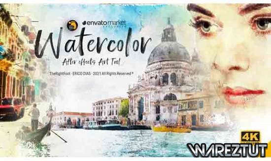 VideoHive - Watercolor AE Art Tool (AEP)