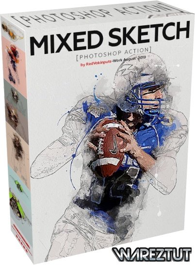 GraphicRiver - Mixed Sketch Photoshop Action