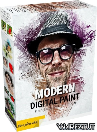 GraphicRiver - Modern Digital Paint Photoshop Action