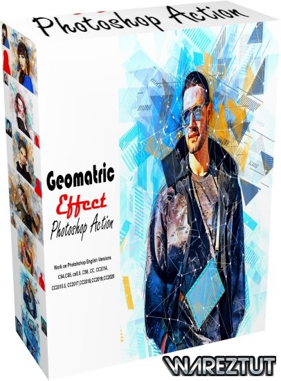 Creative Market - Geometric Effect Photoshop Action
