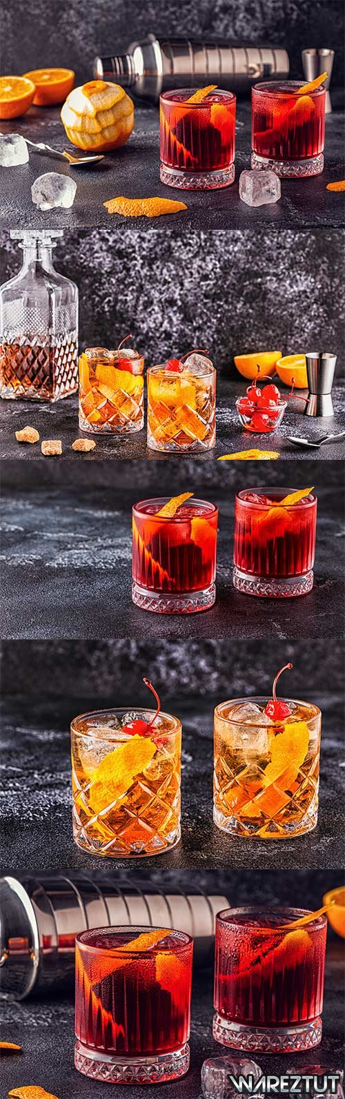 Refreshing cocktail - Raster clipart